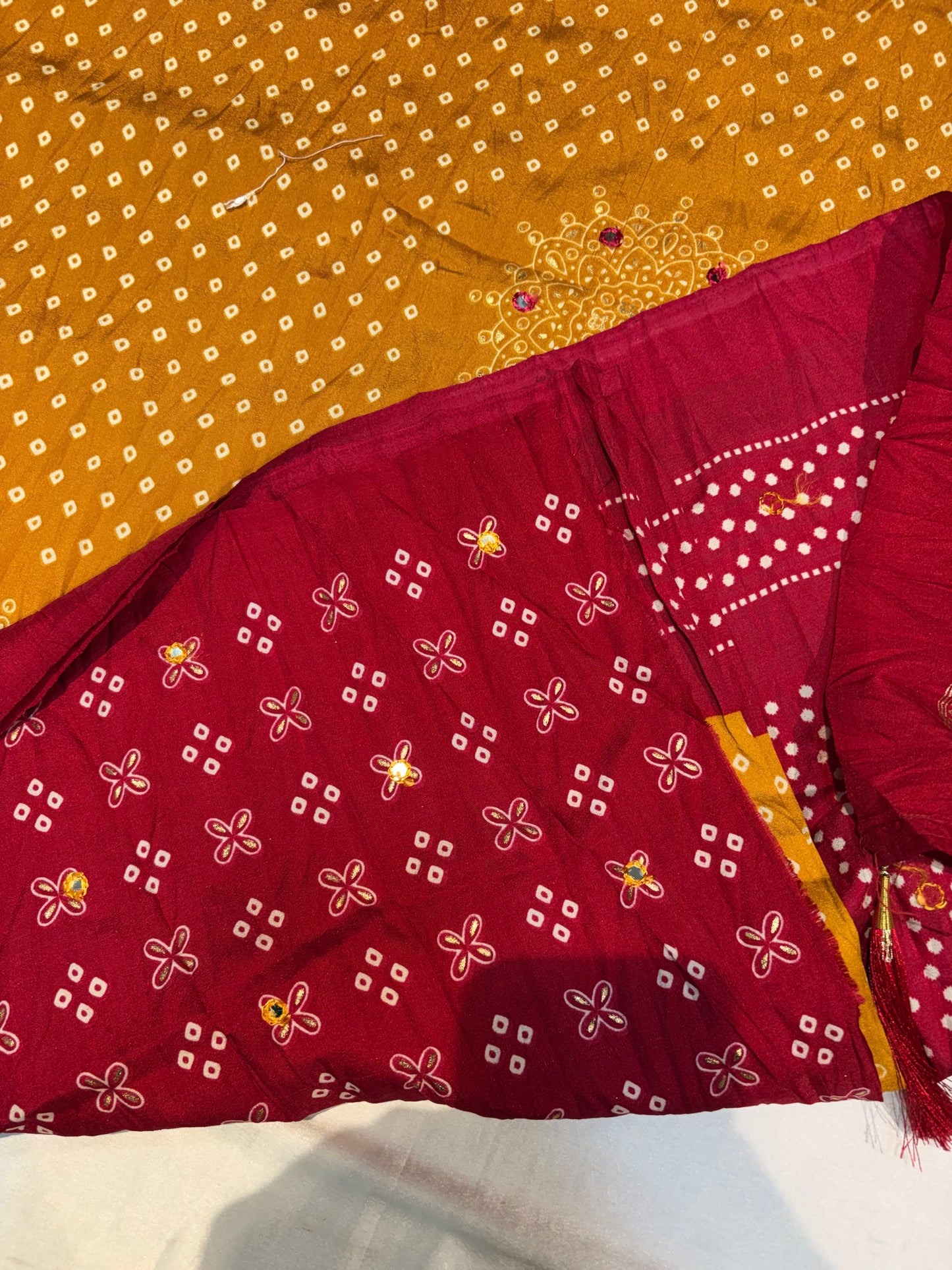 DOLA BANDHINI PRINTED SAREES