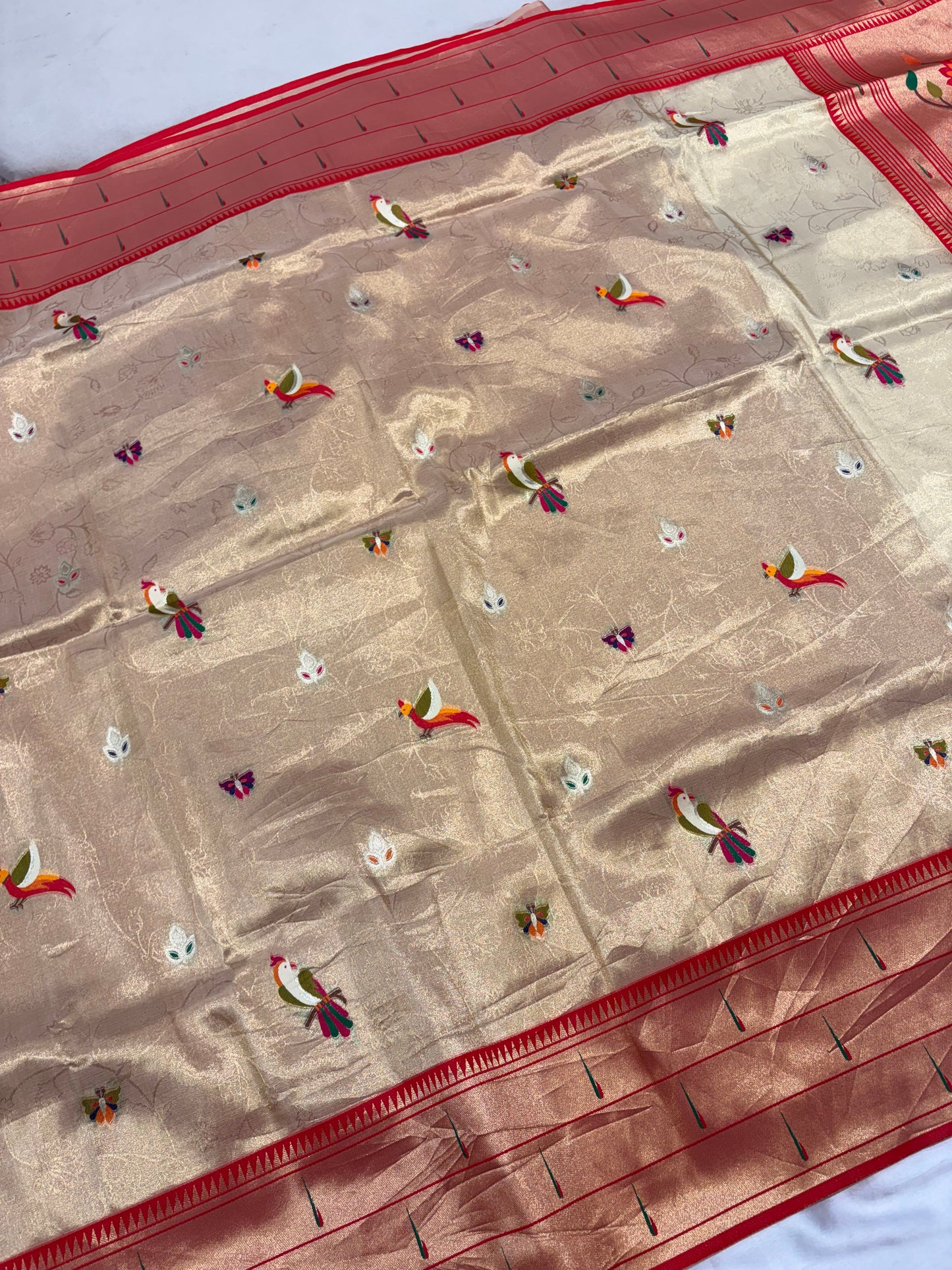 PREMIUM PAITHANI TISSUE SILK SAREE