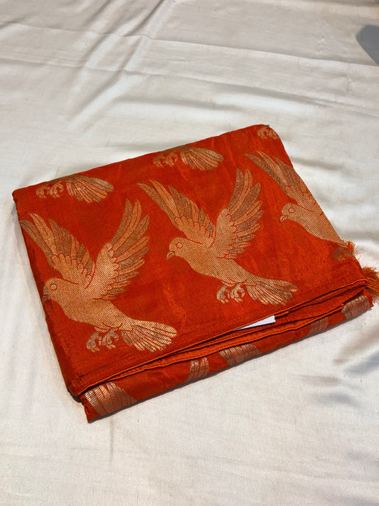 PREMIUM VISCOSE CREAPE SILK SAREE
