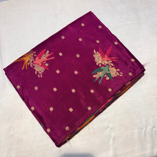 PREMIUM TUSSUR GEORGETTE SAREE WITH MEENA WORK