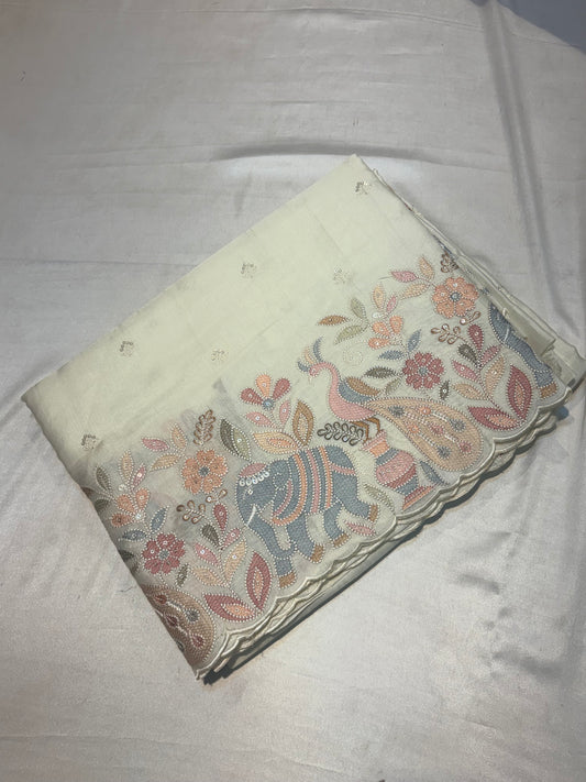 PREMIUM MUSLIN SILK SAREE