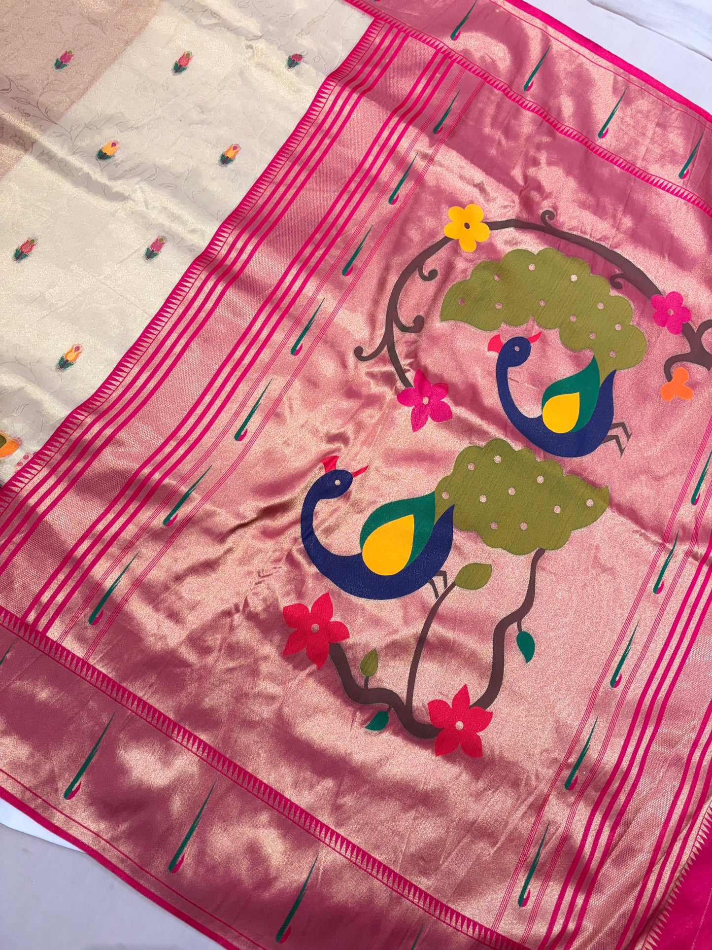 PREMIUM PAITHANI TISSUE SILK SAREE