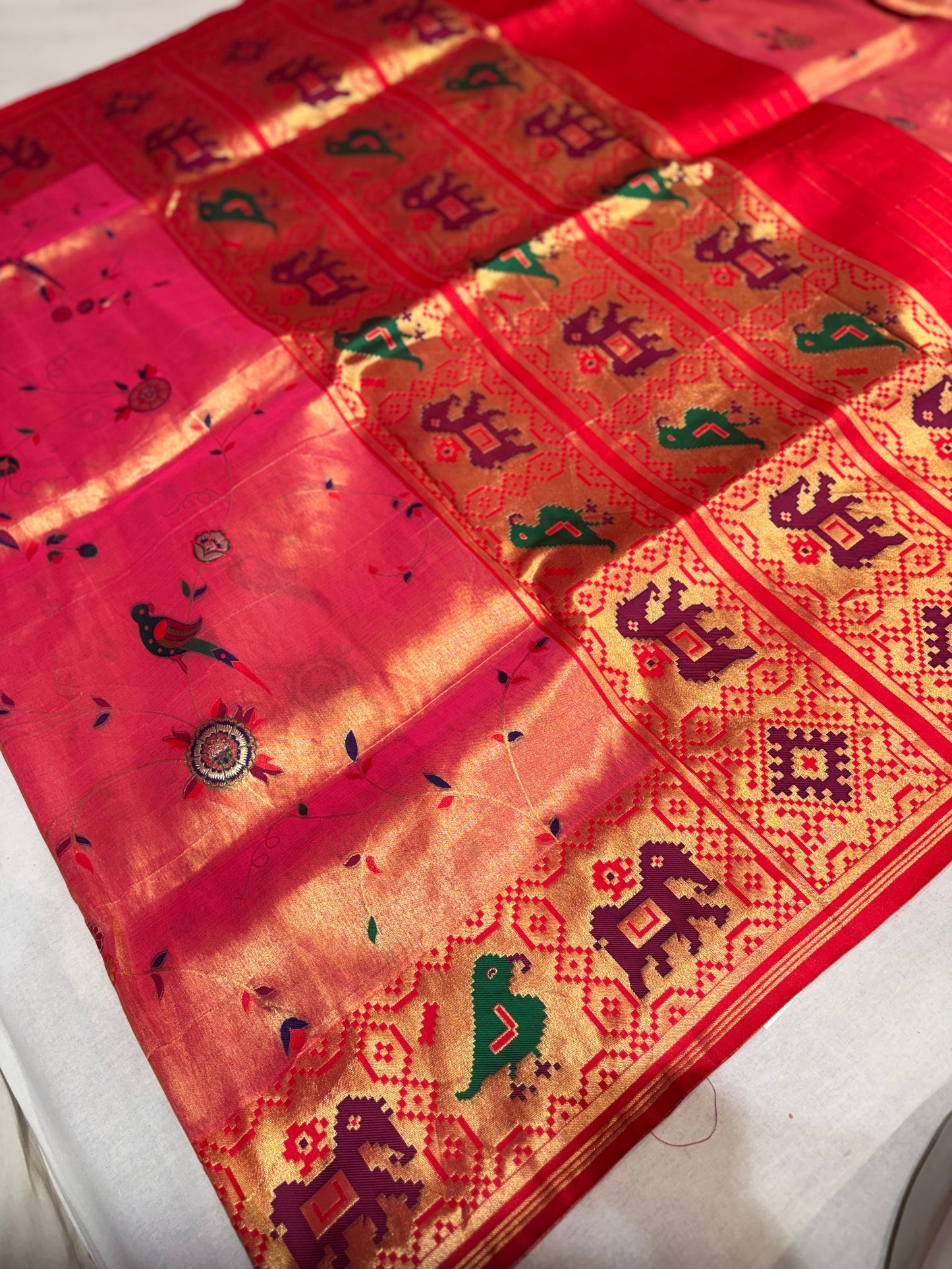 PRMEIUM SEMI PAITHANI SAREE