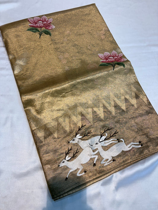 PURE SOFT TISSUE SILK SAREES