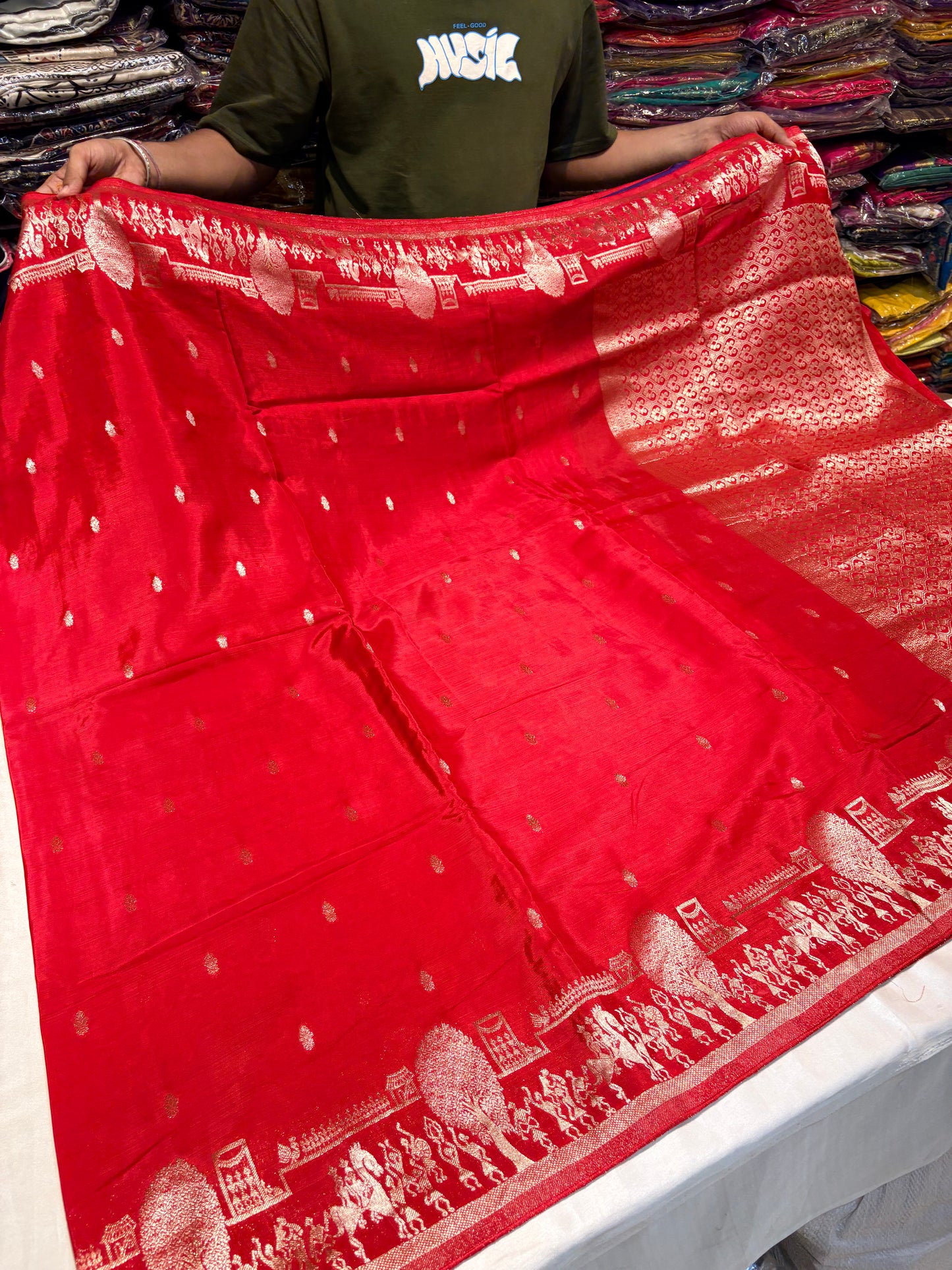 PREMIUM HO CREAPE SILK SAREE