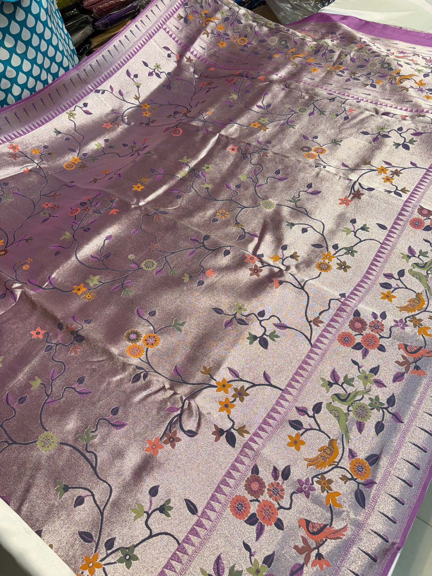 PREMIUM SOFT PAITHANI MOUNGA SILK SAREE