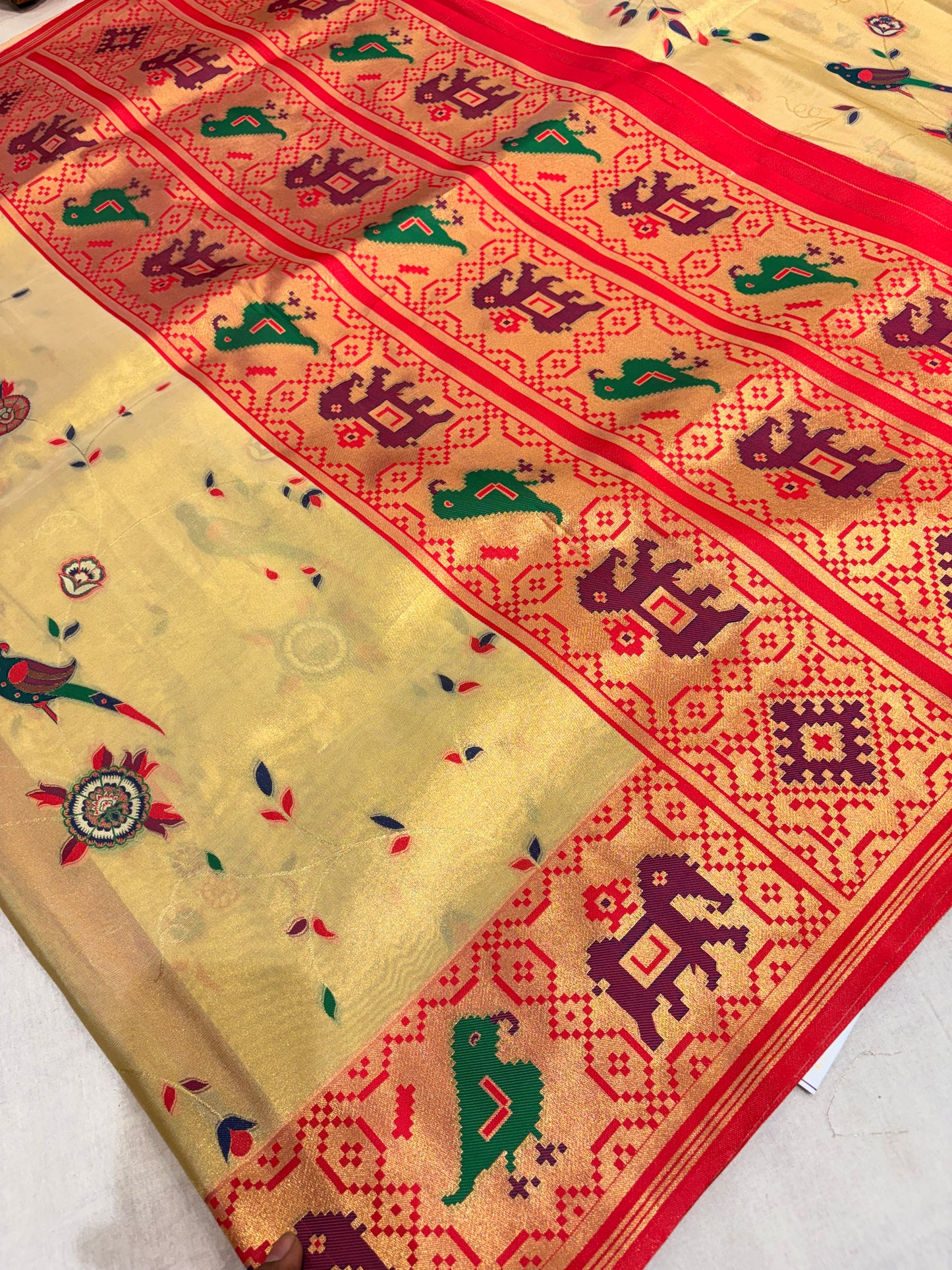 PRMEIUM SEMI PAITHANI SAREE