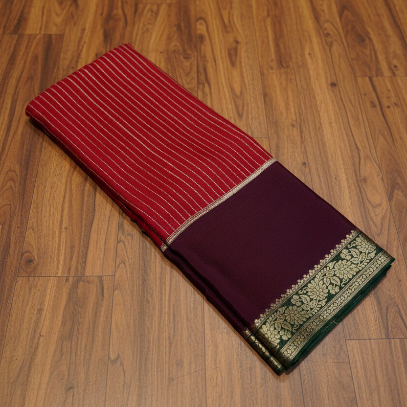 PREMIUM CHINON CREAPE SAREE
