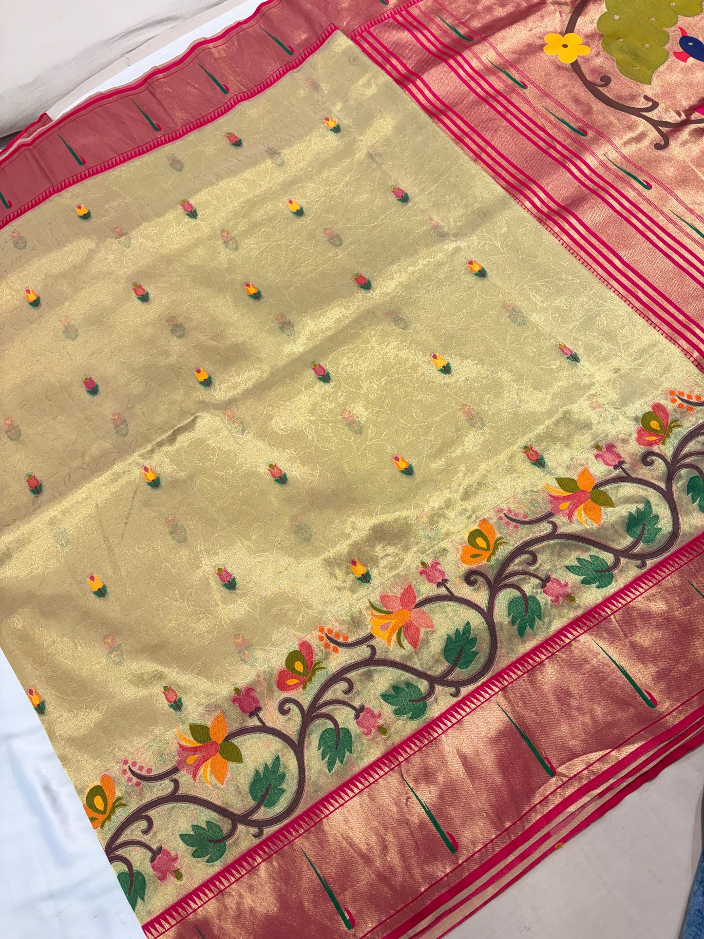 PREMIUM PAITHANI TISSUE SILK SAREE