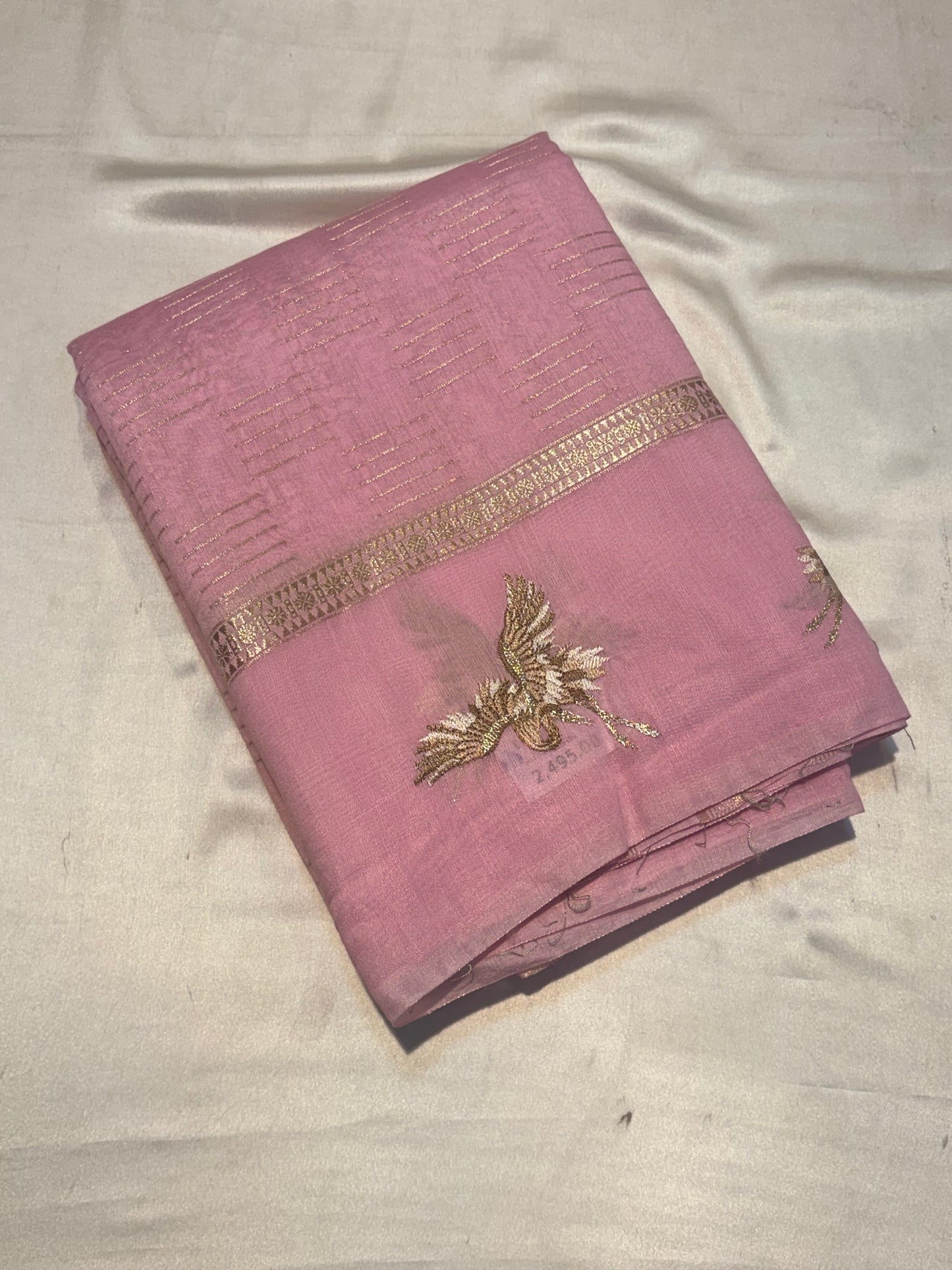 PREMIUM SOFT COTTON SILK SAREE WITH EMBROIDERY WORK