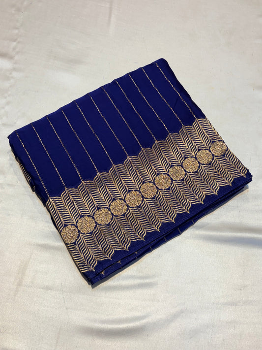 PURE BANARAS MASHRU CREAPE SILK SAREES
