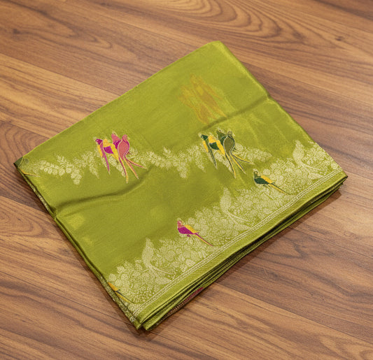 PREMIUM BANARASI CHIFFON SAREE