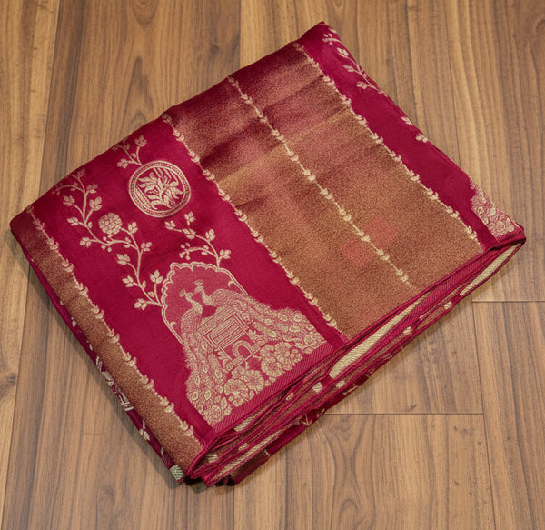 PREMIUM CHINON CREAPE SAREE