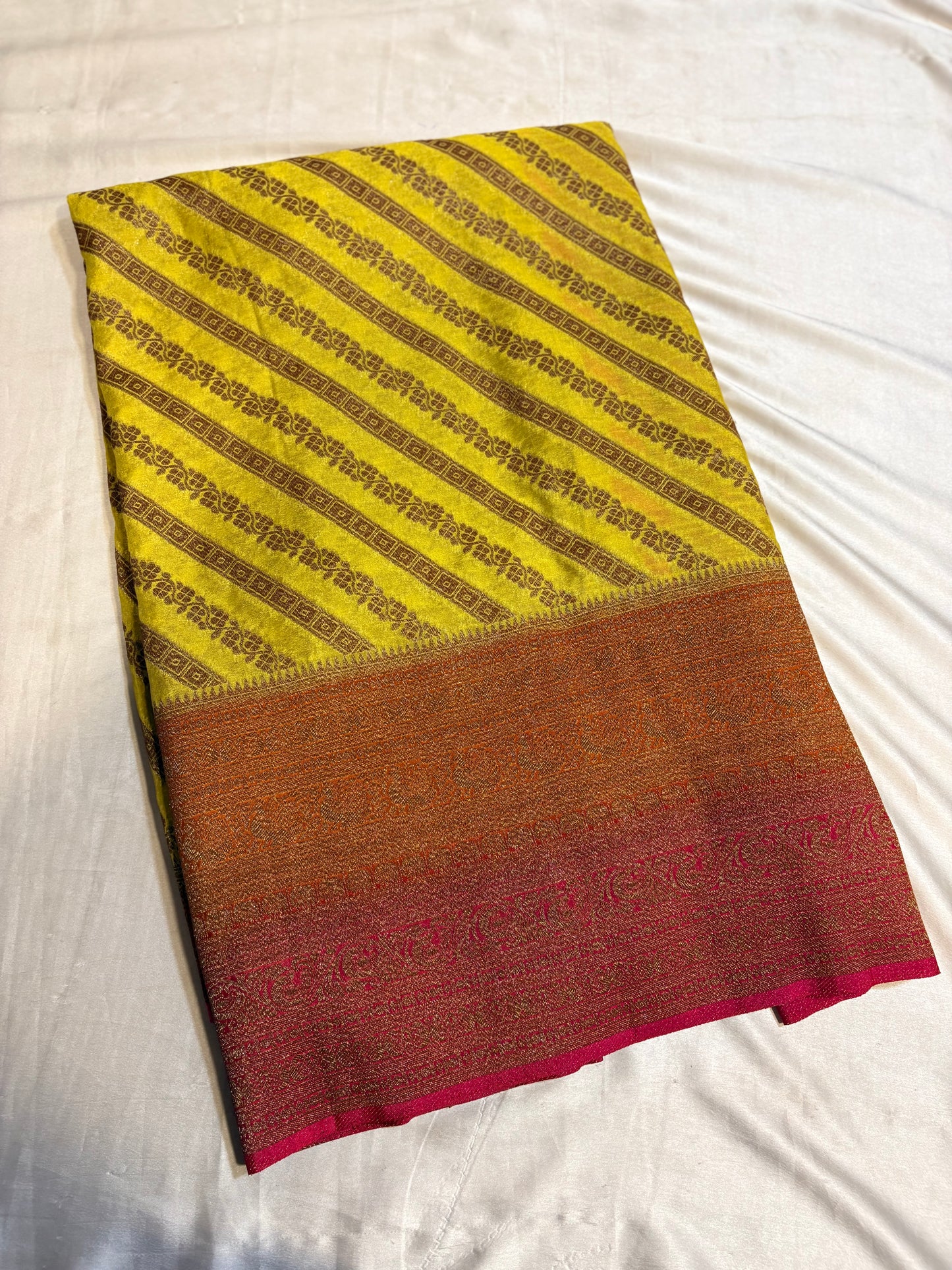 SEMI BANARAS CHIFFON SAREE
