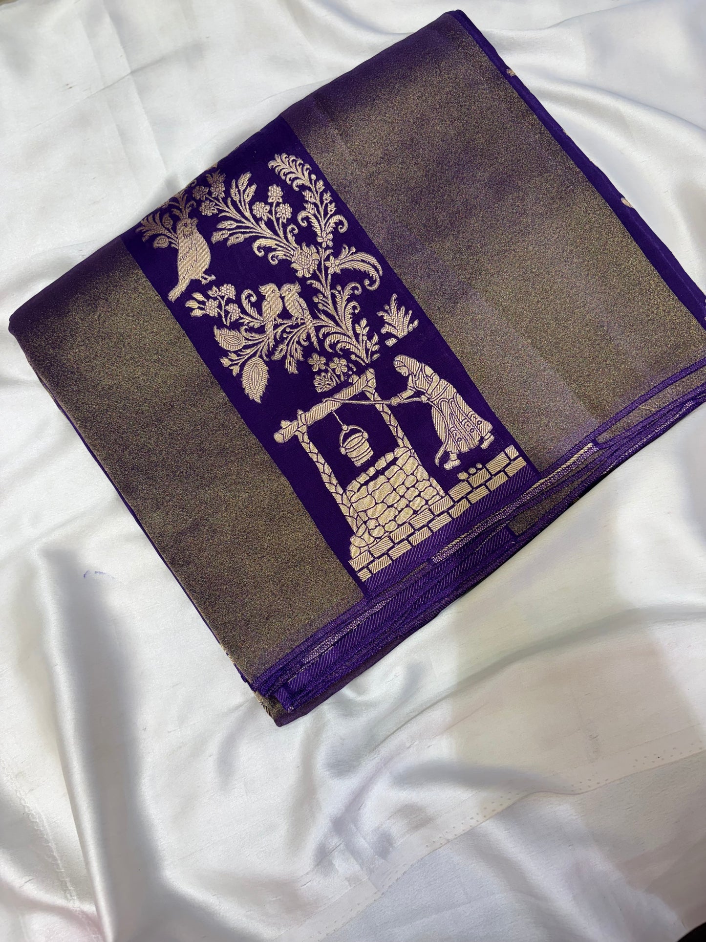 PREMIUM CHINON CREAPE SAREE