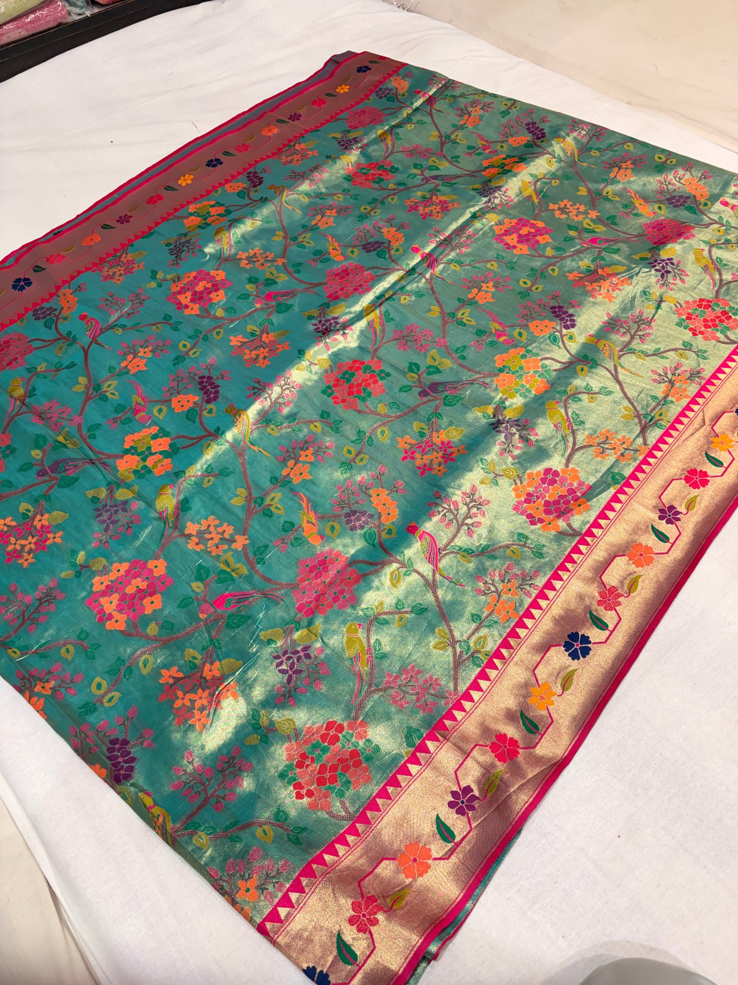 PRMEIUM SEMI PAITHANI SAREE