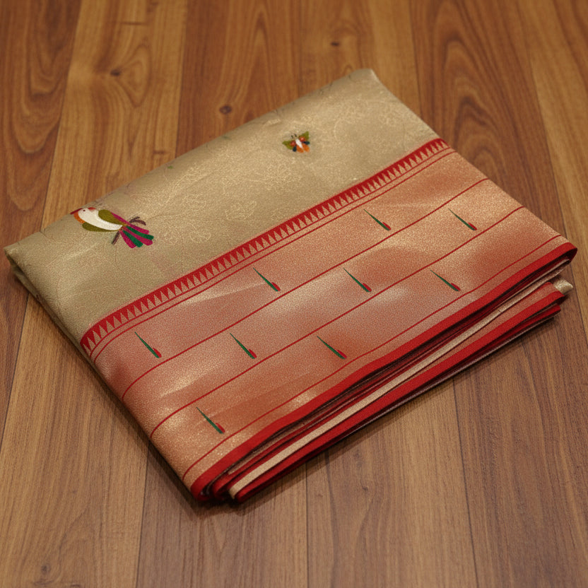 PREMIUM PAITHANI TISSUE SILK SAREE