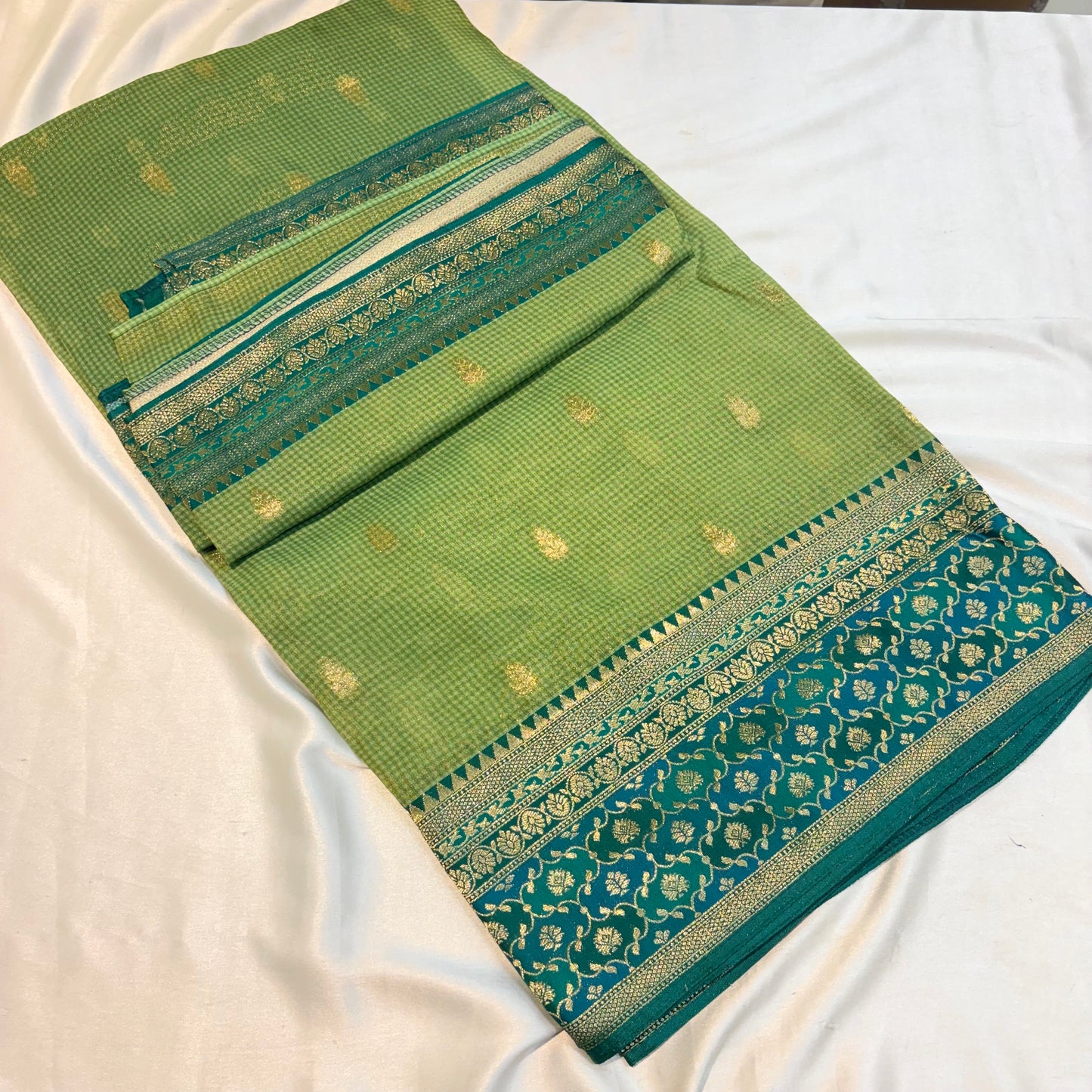PREMIUM BANARAS GEORGETTE SAREE