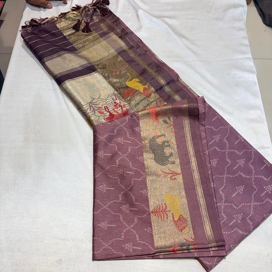 SOFT TUSSUR SILK SAREE