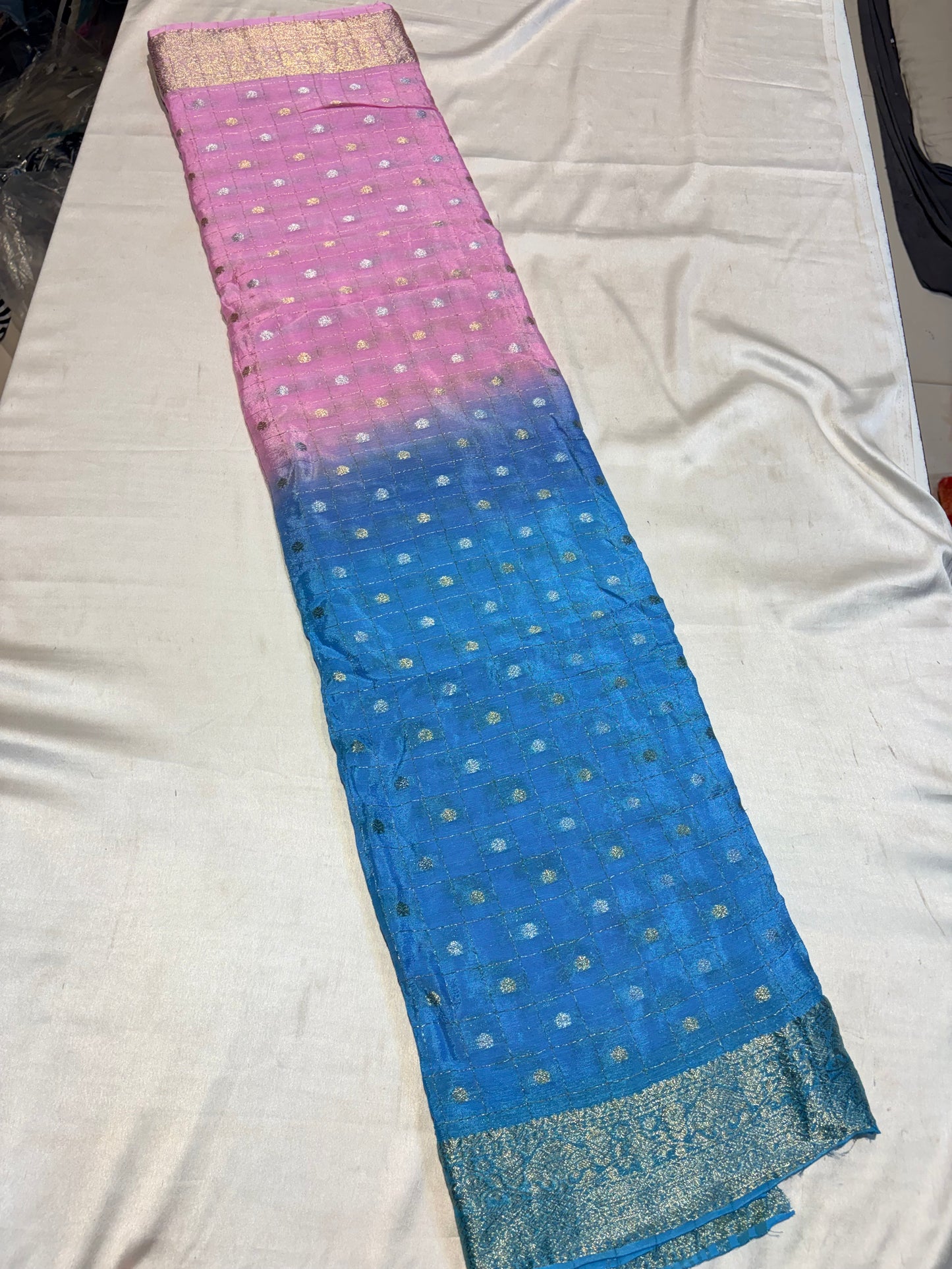PREMIUM BANARASI CHIFFON SAREE