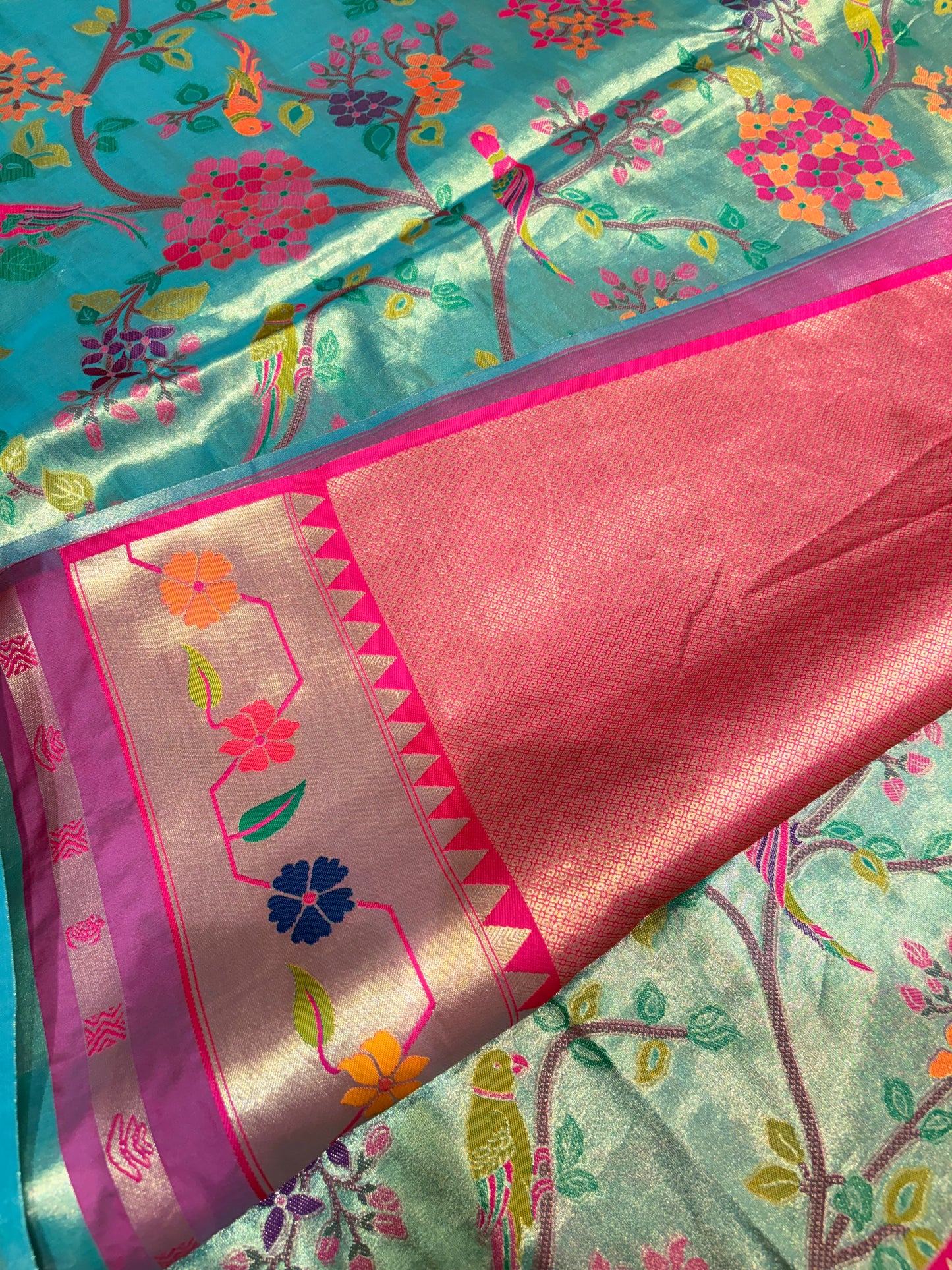 PRMEIUM SEMI PAITHANI SAREE