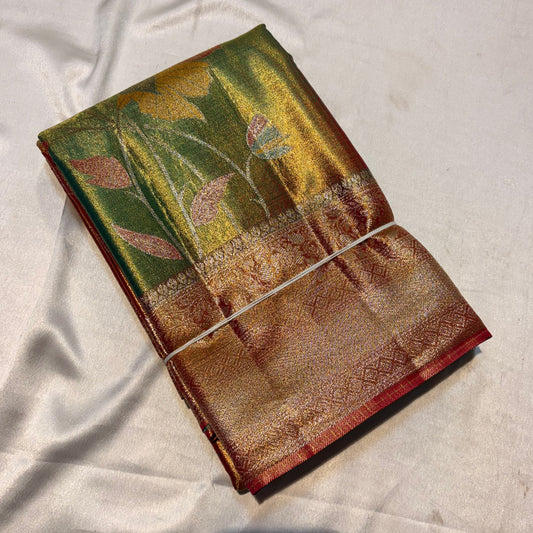 SEMI KANCHIPURAM TISSUE SILK SAREE