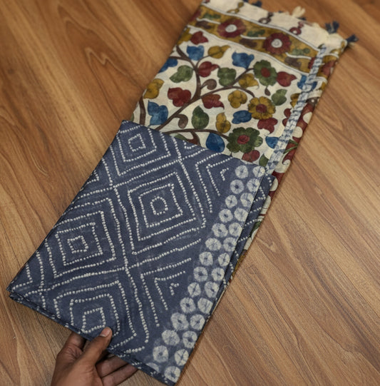 COTTON WEAR SAREE WITH BANDHINI PRINT