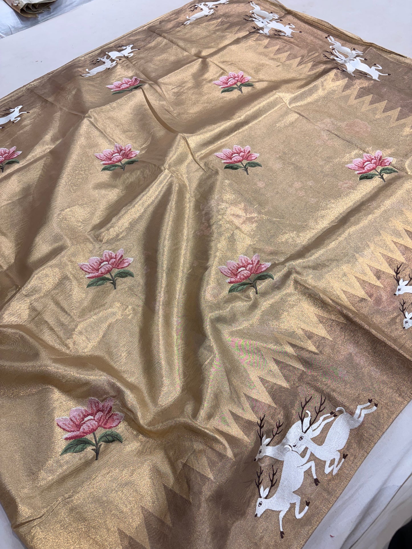 PURE SOFT TISSUE SILK SAREES