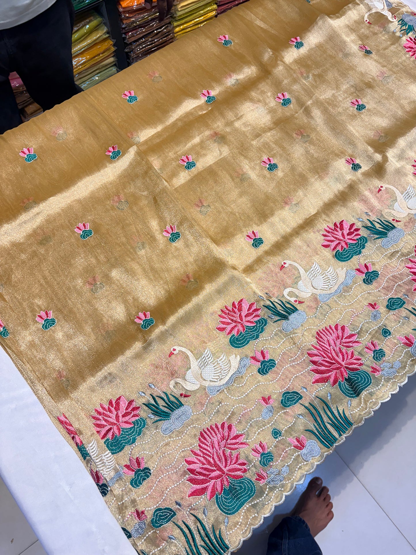 SOFT TISSUE SILK SAREE