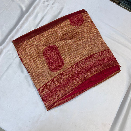 SOFT KANCHIPURAM TISSUE SILK SAREE