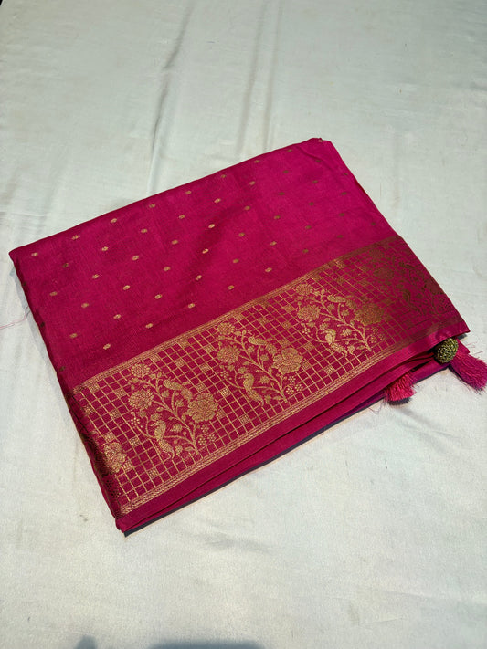 PREMIUM VISCOSE CREAPE SILK SAREE