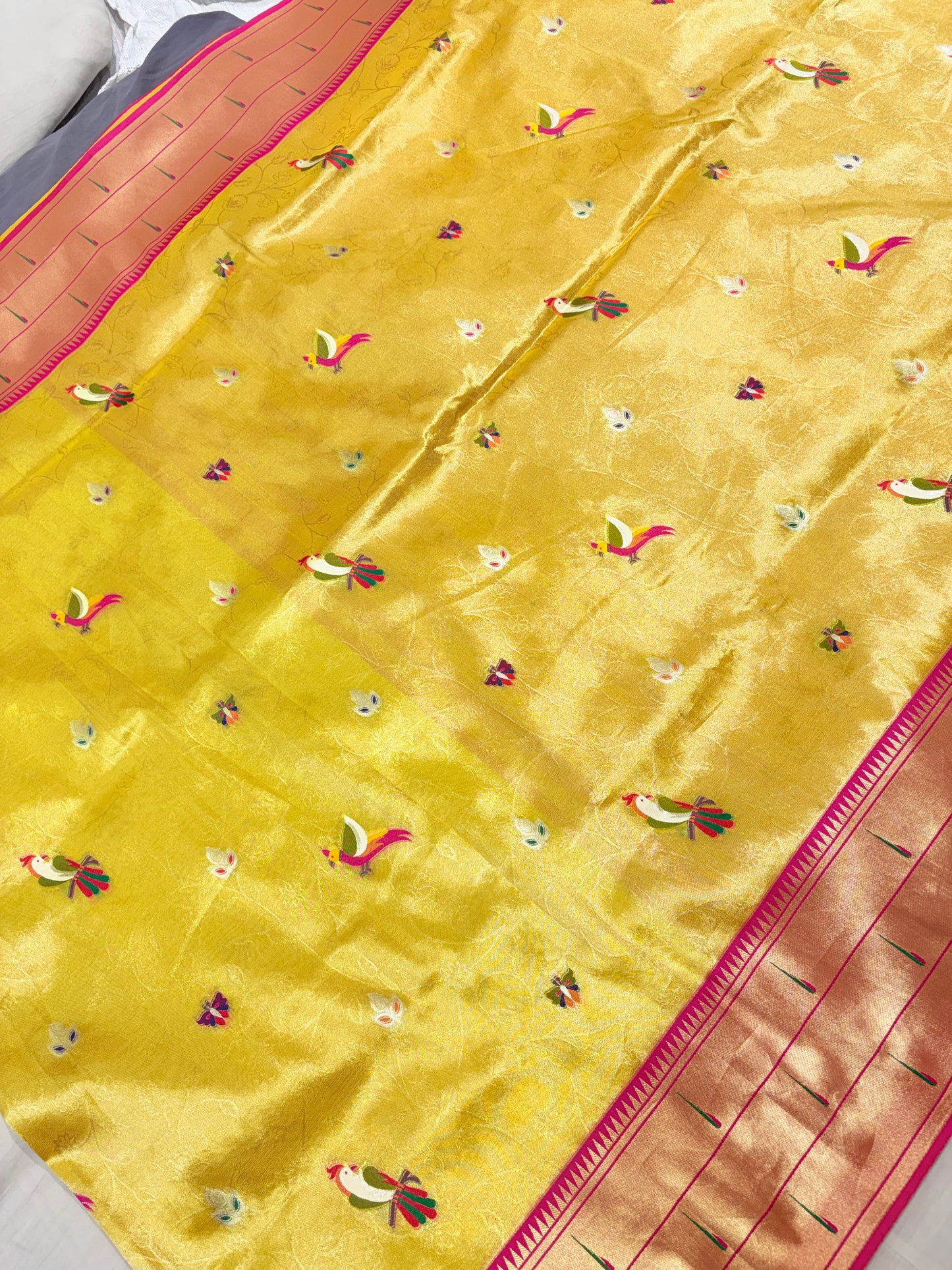 PREMIUM PAITHANI TISSUE SILK SAREE