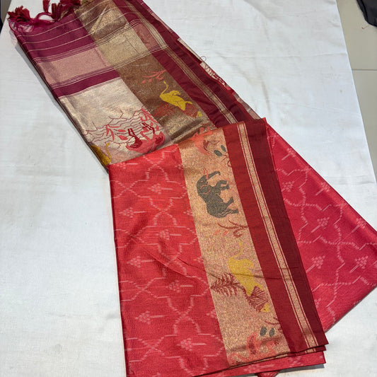 SOFT TUSSUR SILK SAREE