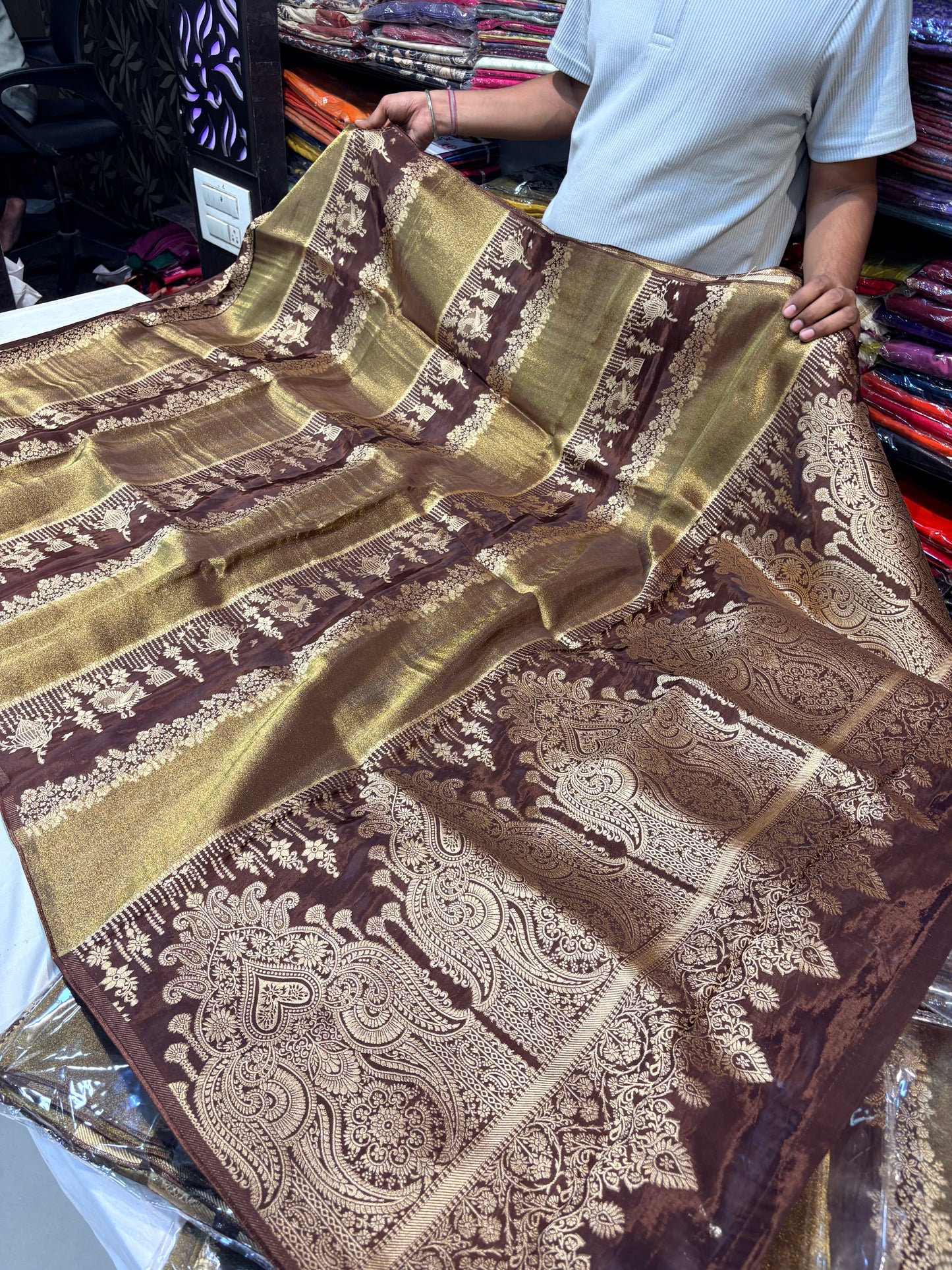 PREMIUM CHINON CREAPE SAREE