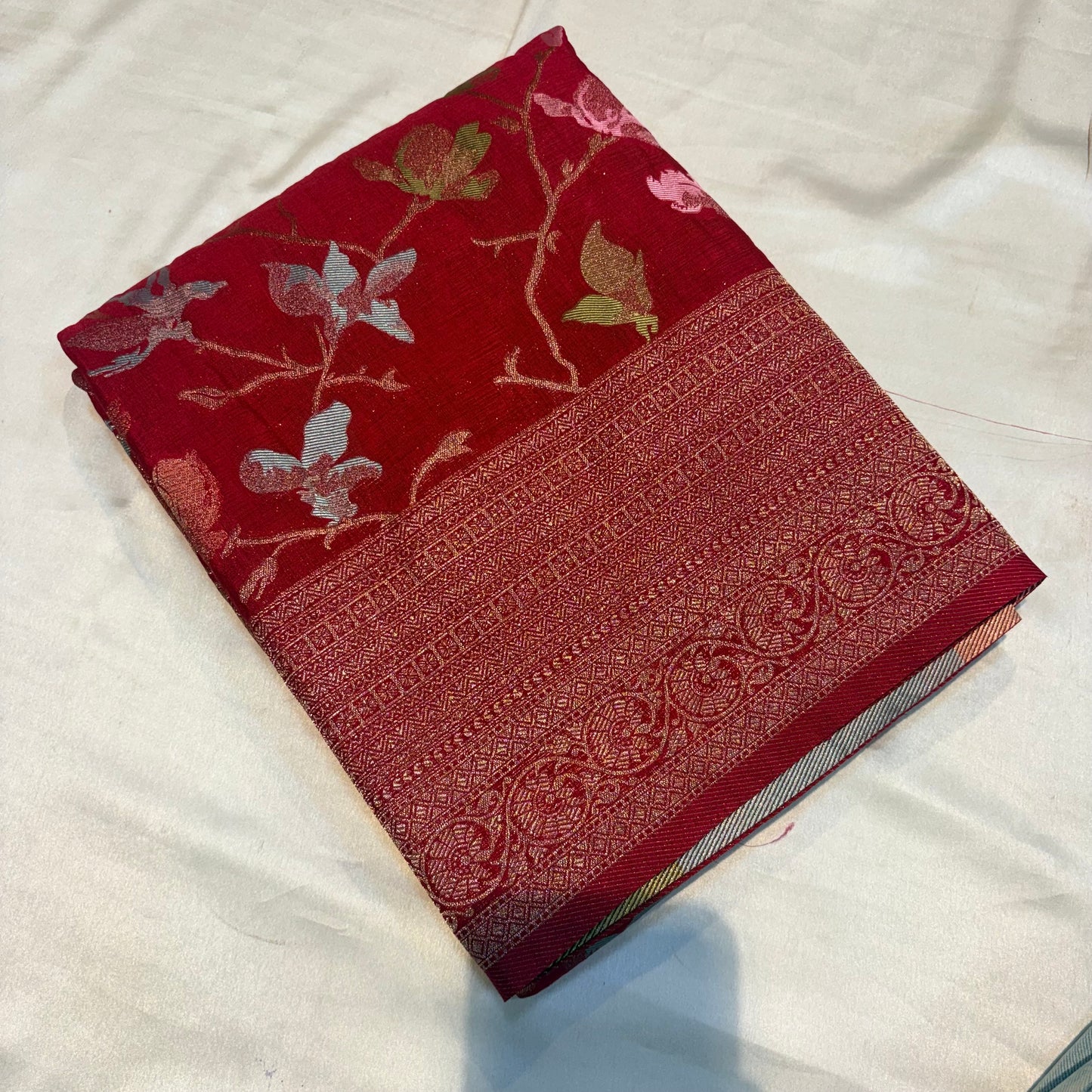 PREMIUM SOFT MEENA JAAL GEORGETTE SAREES