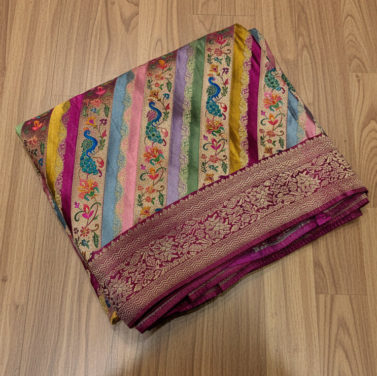 PREMIUM PASHMINA MOUNGA SAREE
