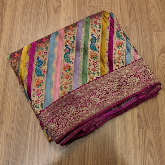 PREMIUM PASHMINA MOUNGA SAREE