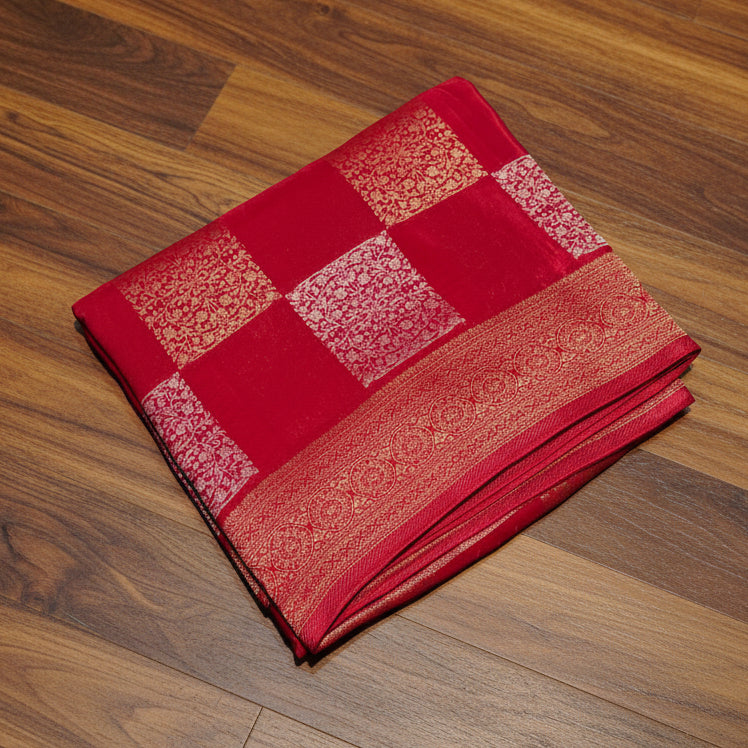 PREMIUM SOFT GEORGETTE 
CHECKS DESIGN