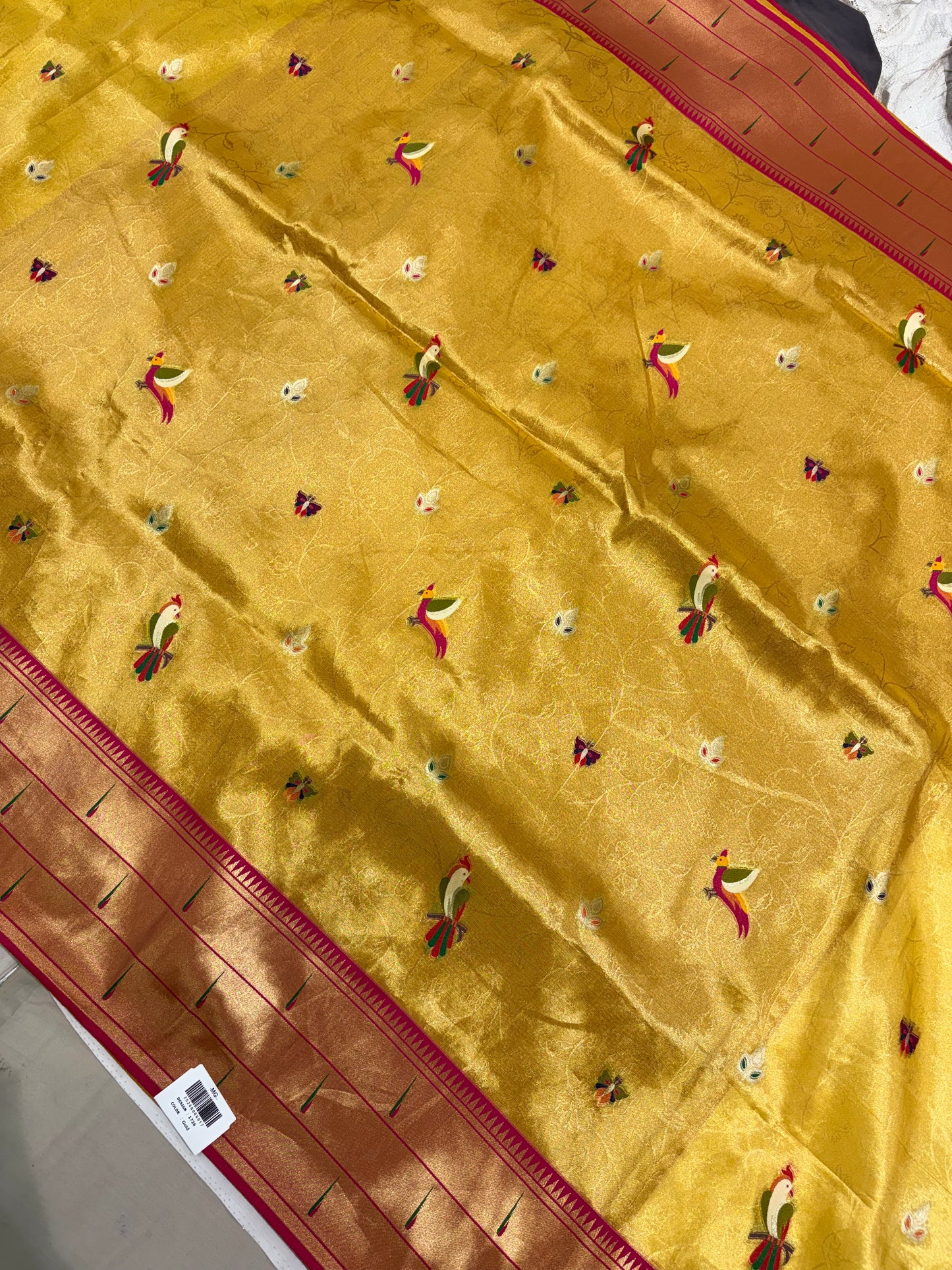 PREMIUM PAITHANI TISSUE SILK SAREE