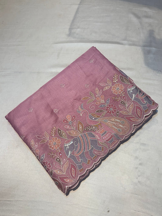 PREMIUM MUSLIN SILK SAREE
