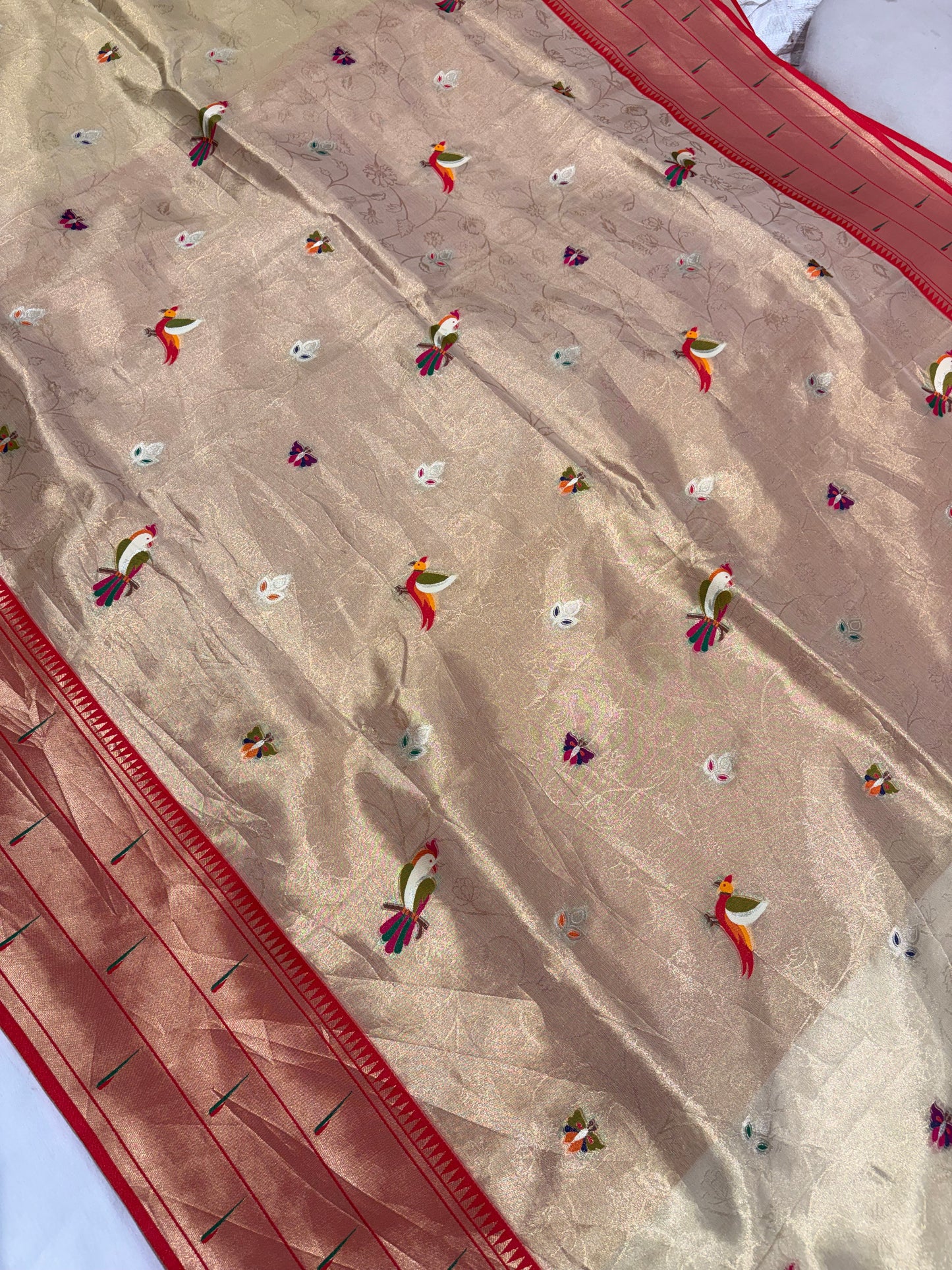 PREMIUM PAITHANI TISSUE SILK SAREE