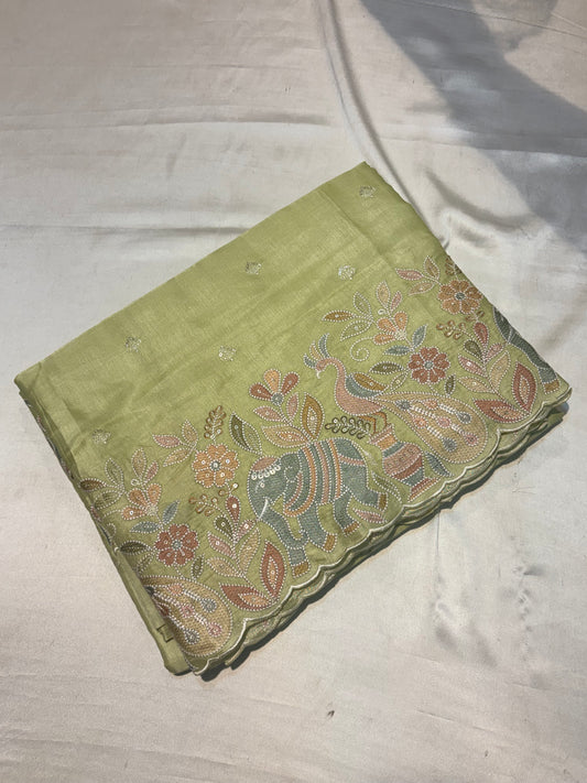 PREMIUM MUSLIN SILK SAREE