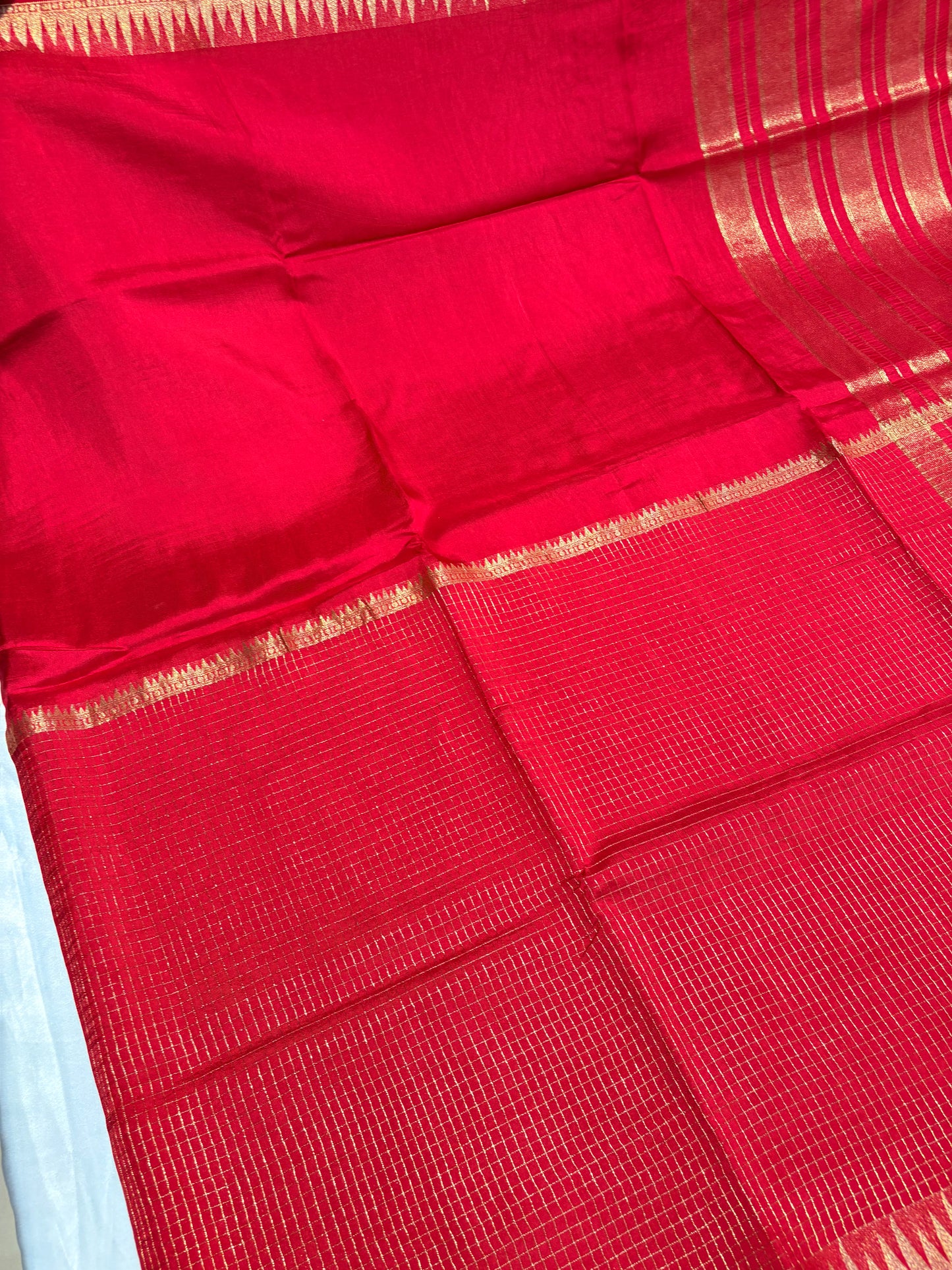 VISCOSE CHECKS HALF & HALF
