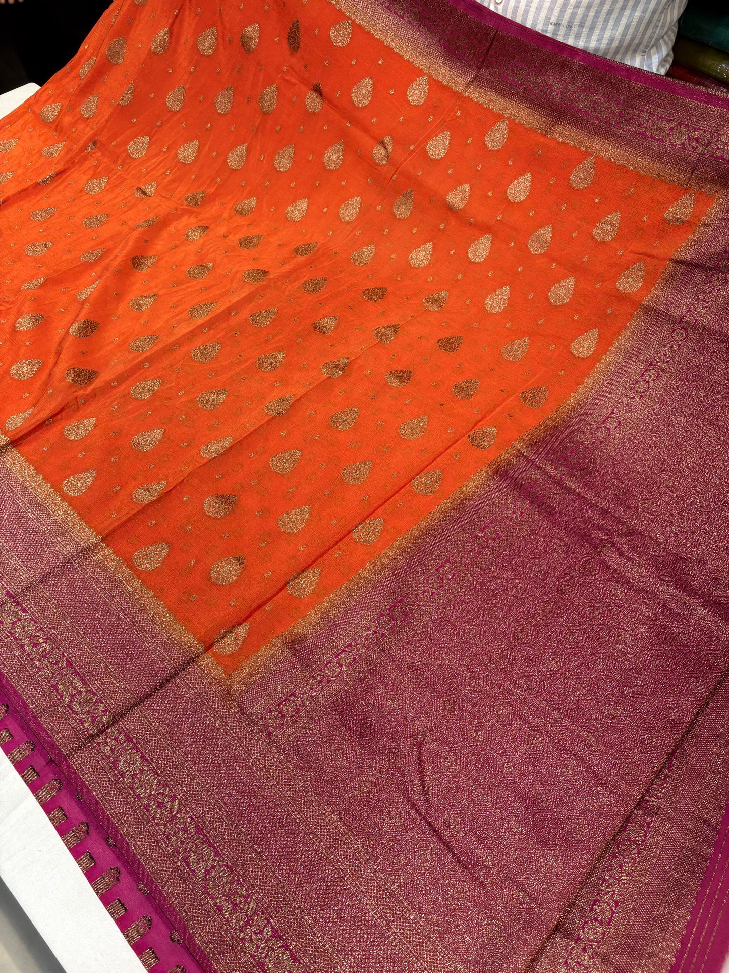 SEMI BANARAS KHADDI GEORGETTE
