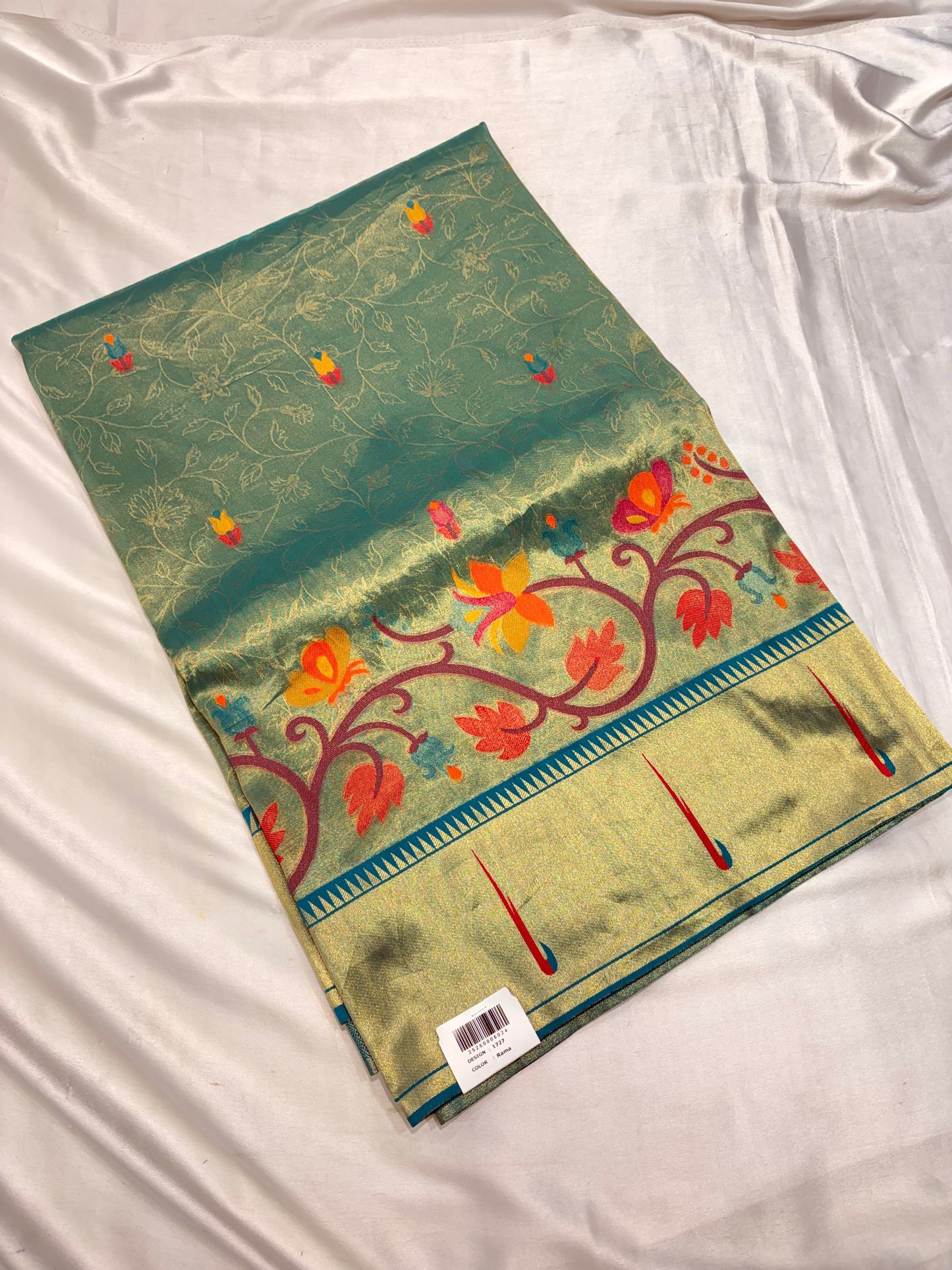 PREMIUM PAITHANI TISSUE SILK SAREE