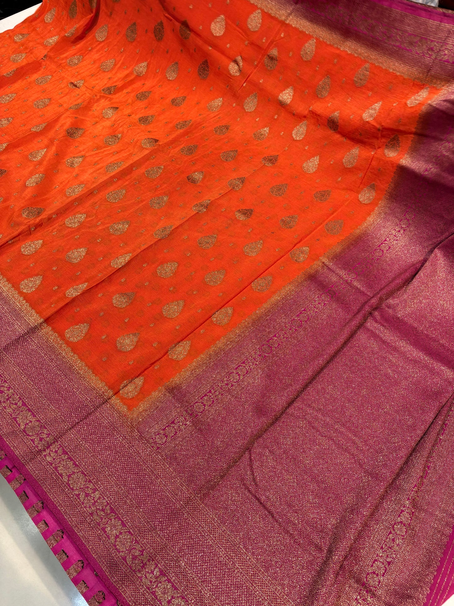 SEMI BANARAS KHADDI GEORGETTE