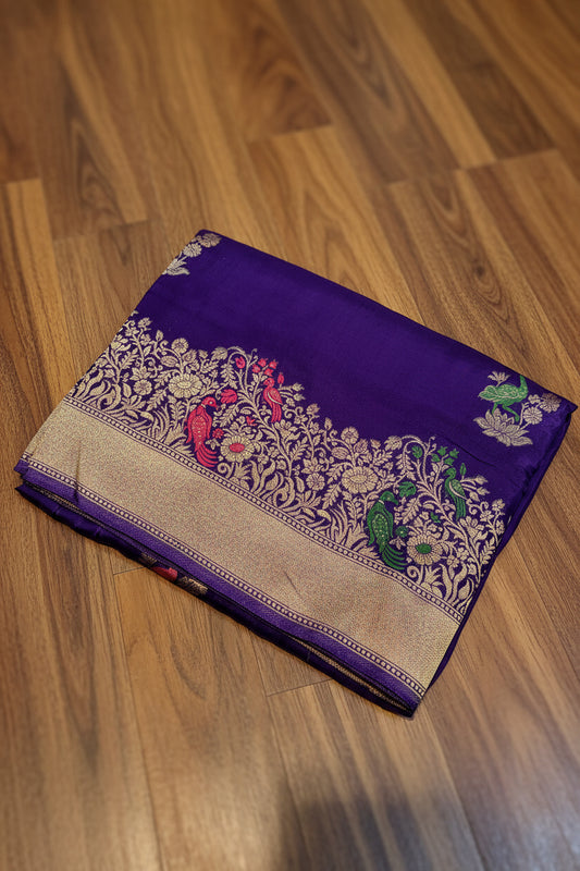 PREMIUM BANARASI CHIFFON SAREE