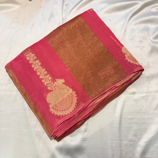 PREMIUM CHINON CREAPE SAREE