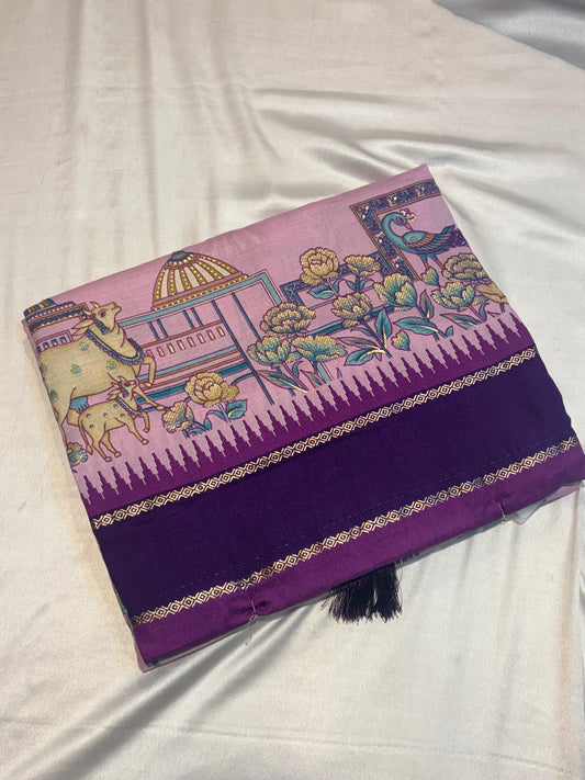 SOFT DAILYWEAR KALAMKARI PRINTED SAREES