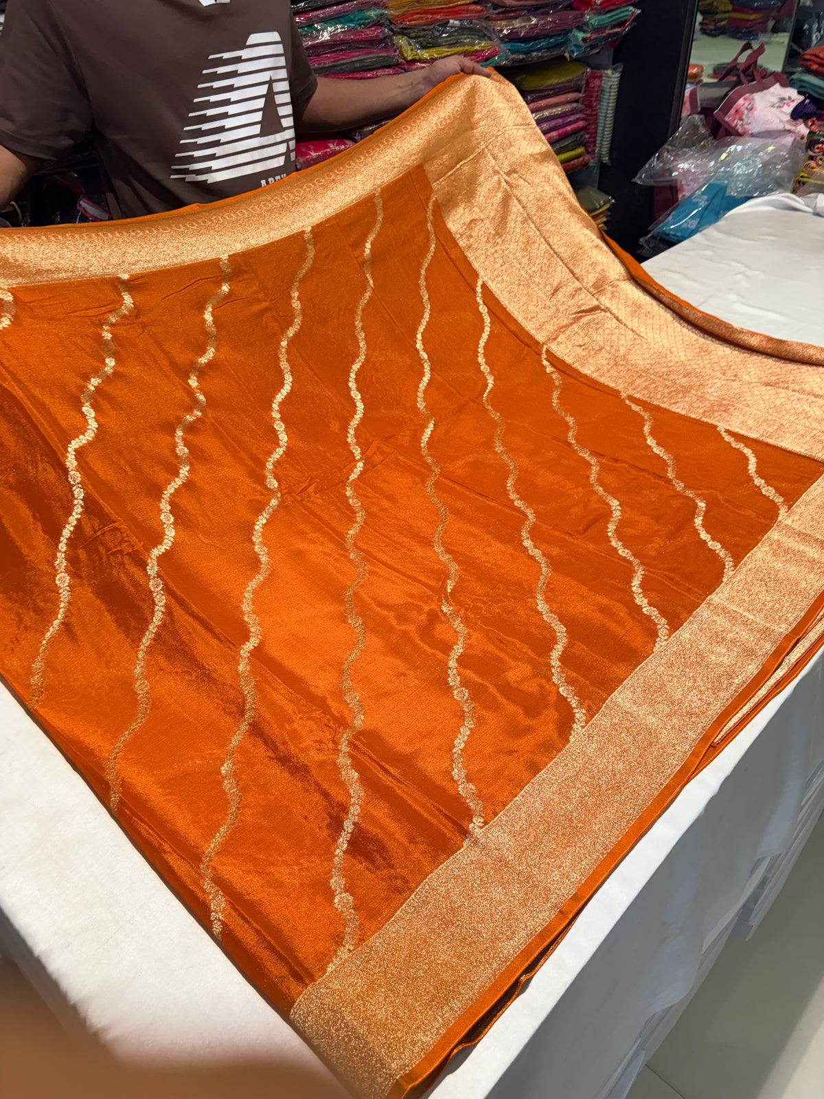 PREMIUM BANARAS  CREAPE SILK SAREES